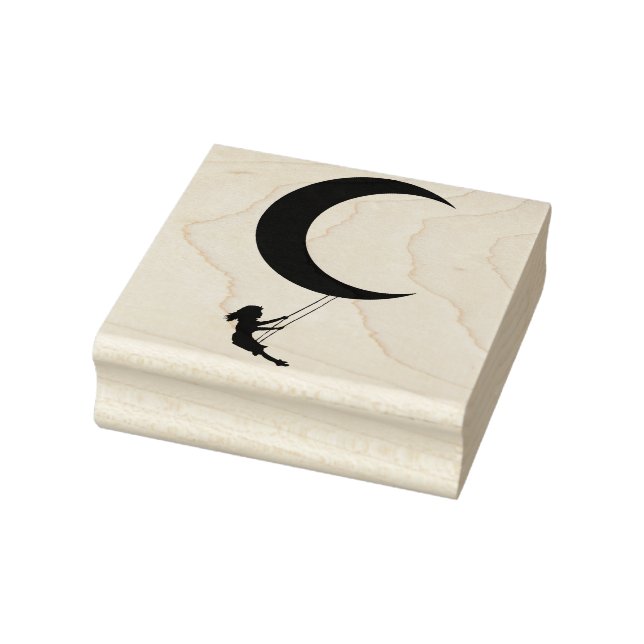 Shopping på Måne Stämpel (Stämpel)