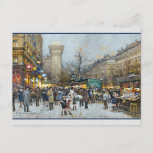 Shopping på Rue de St. Denis i Paris Vykort