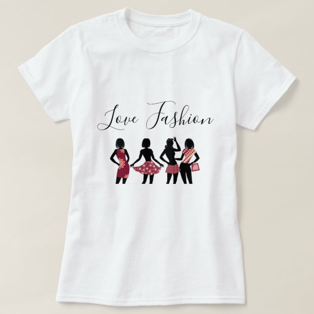 Shopping Queen Collection - Dam T Shirt (Design framsida)