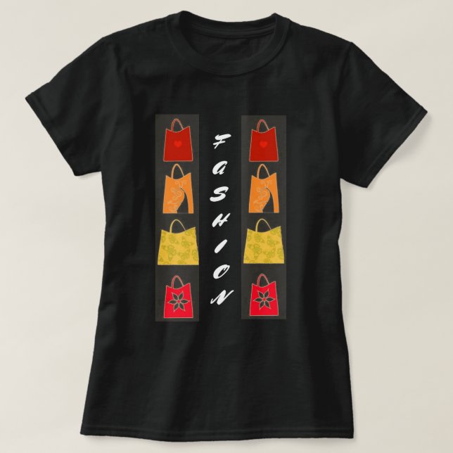 Shopping Queen Collection - Dam T Shirt (Design framsida)