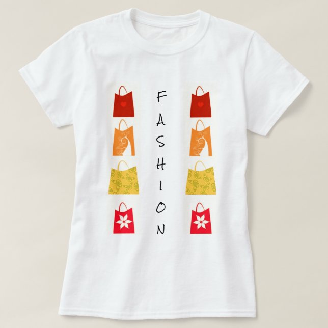 Shopping Queen Collection-Dam T-Shirt (Design framsida)