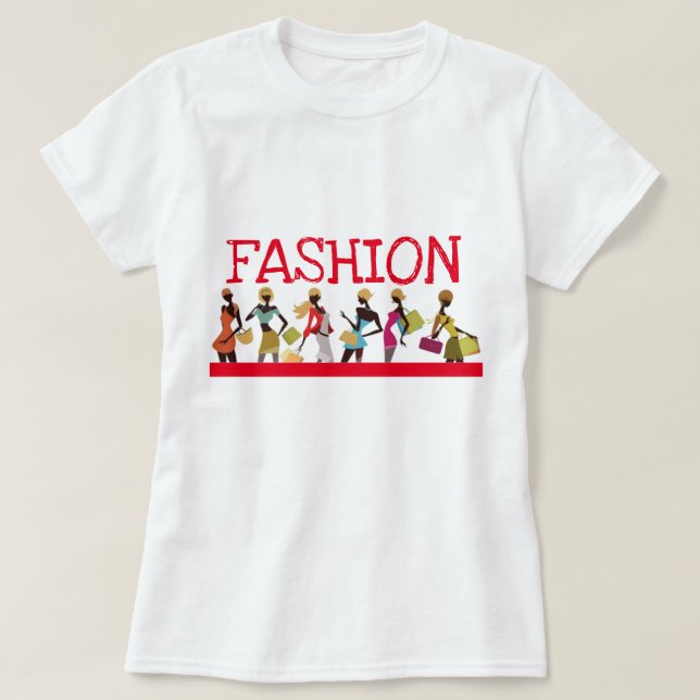 Shopping Queen Collection - Dam T-Shirt (Design framsida)