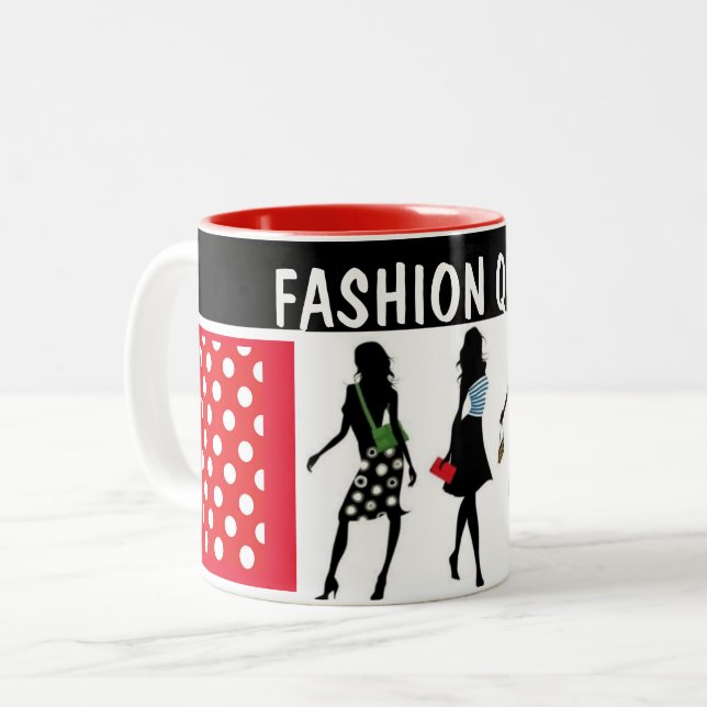 SHOPPING QUEEN COLLECTION Damer Två-Tonad Mugg (Framsida vänster)
