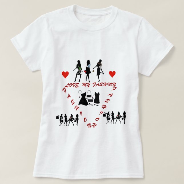 Shopping Queen Collection T Shirt (Design framsida)