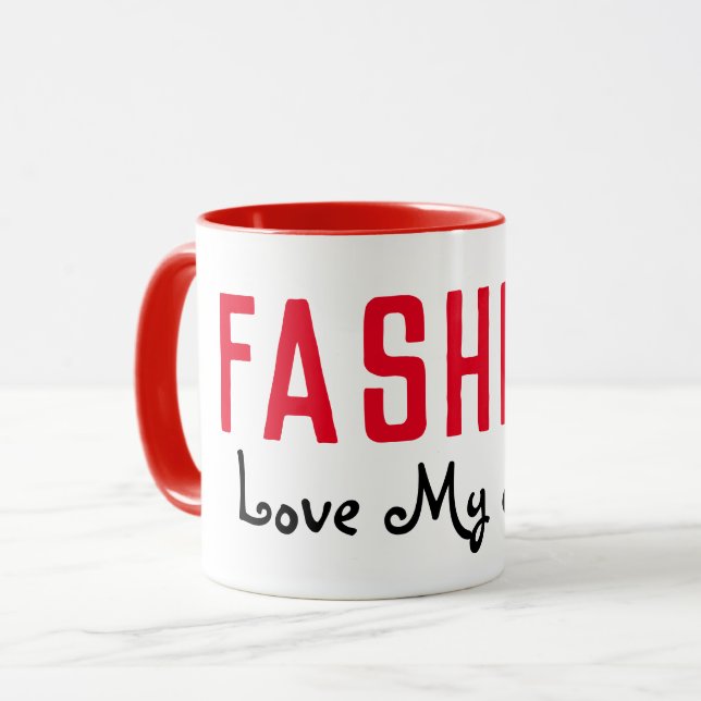 SHOPPING QUEEN KOLLEKTION Kaffe Mugg (Framsida vänster)