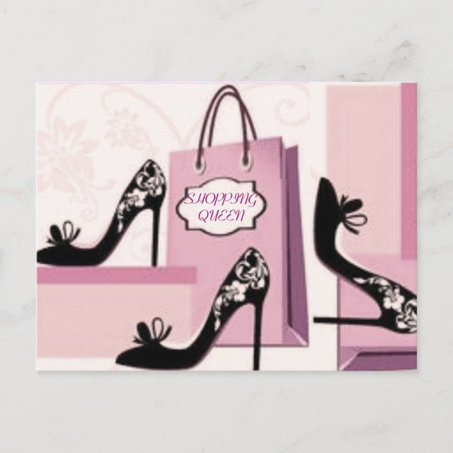 SHOPPING QUEEN-KOLLEKTION VYKORT (Framsida)