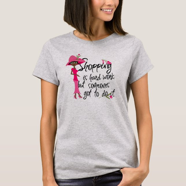 Shopping Ringer Tee Shirt (Framsida)