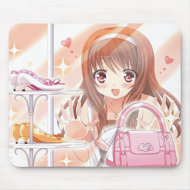ShoppingAnimeflicka Mousepad Musmatta (Framsidan)