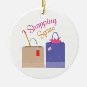 Shoppingfest Julgransprydnad Keramik