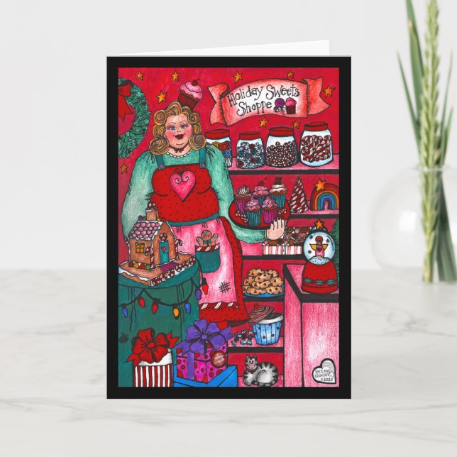 Shoppingkort för helgdag kort (Framsida)