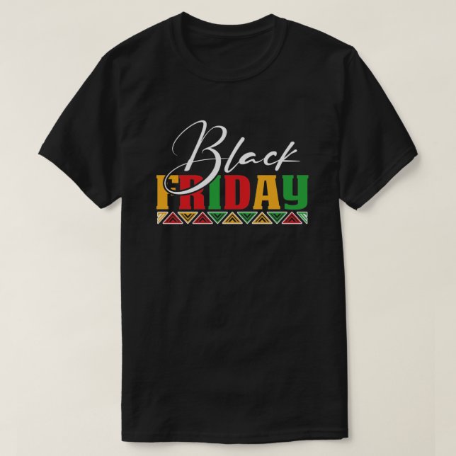 Shoppingteam i svart fredag t shirt (Design framsida)