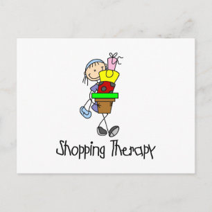Shoppingterapi Vykort