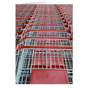 Shoppingtrolleys Hälsningskort