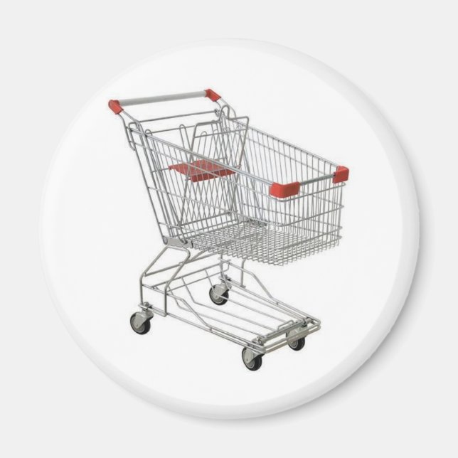 shoppingvagn magnet (Framsidan)