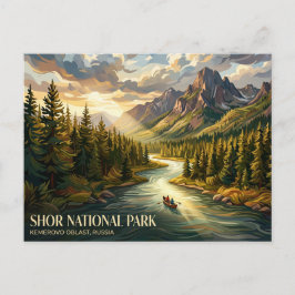 Shor nationalpark Ryssland Vykort