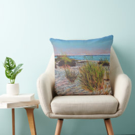 Shore Beach Pastel Art Kudde