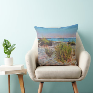 Shore Beach Pastel Art Kudde