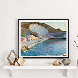 Shore Ligcape från Neapelregionen, M. Enckell Poster