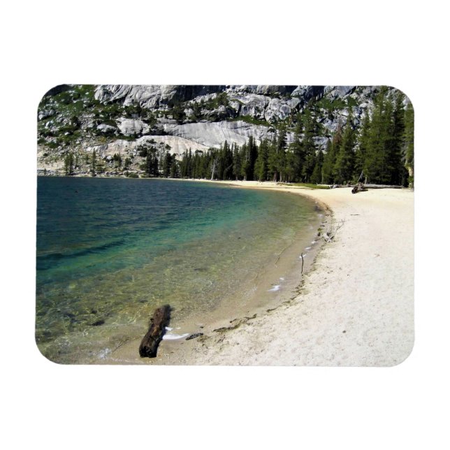 Shore of Tenaya Sjö, Yosemite, CA Magnet (Horisontell)