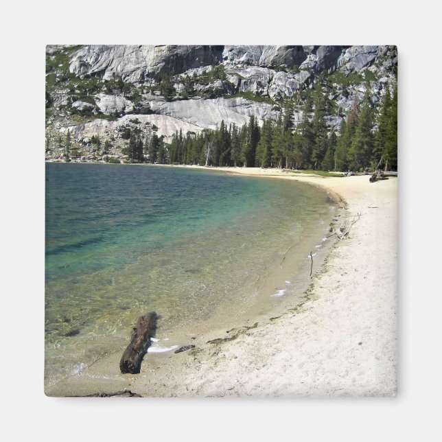 Shore of Tenaya Sjö, Yosemite, CA Magnet (Framsidan)