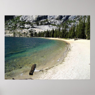 Shore of Tenaya Sjö, Yosemite, CA Poster