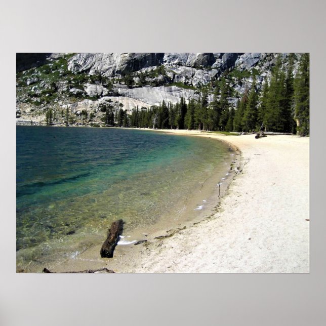 Shore of Tenaya Sjö, Yosemite, CA Poster (Framsidan)