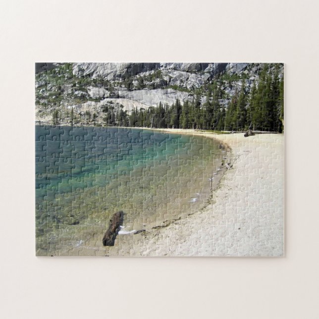 Shore of Tenaya Sjö, Yosemite, CA Pussel (Horisontell)