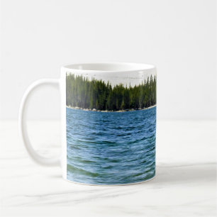 Shore of Tenaya Sjö, Yosemite, Kalifornien Kaffemugg