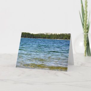 Shore of Tenaya Sjö, Yosemite, Kalifornien Kort
