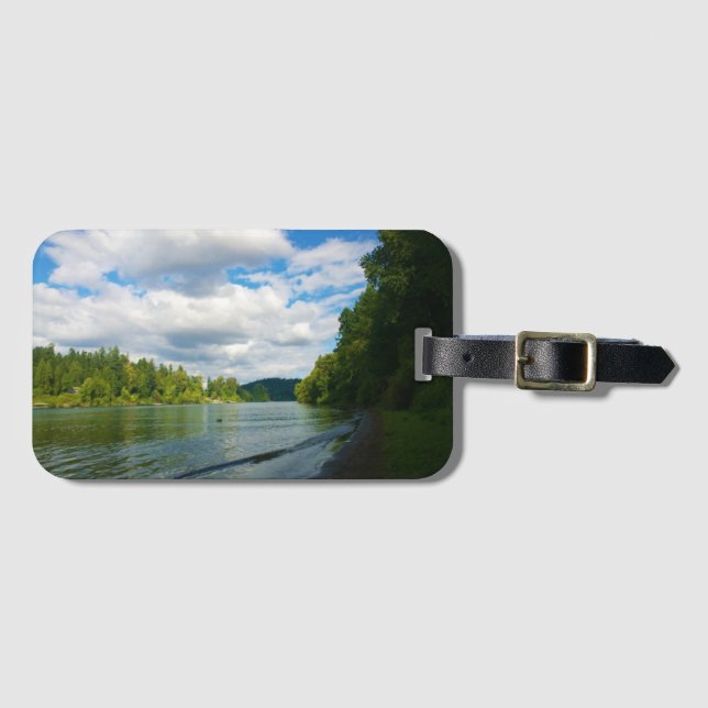 Shore of the Willamette River, ELLER Bagagebricka (Framsida horisontal)