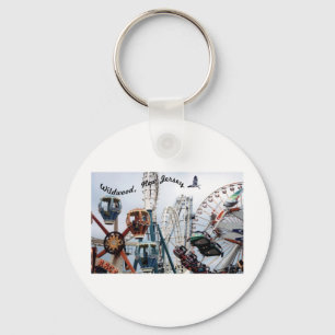 Shore Pier-Wildwood Text Keychain Nyckelring