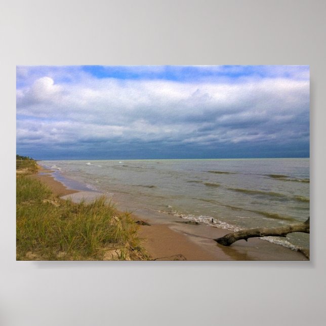 Shore Sjö Michigan, Sheyboygan, WI Poster (Framsidan)