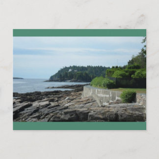 Shore Väg, Pub Harbour, Maine Postcard Vykort