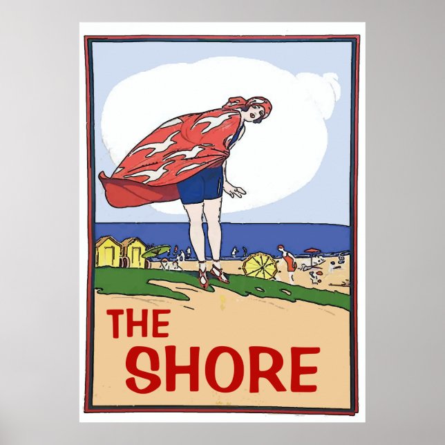 Shore Vintage Stil Poster (Framsidan)