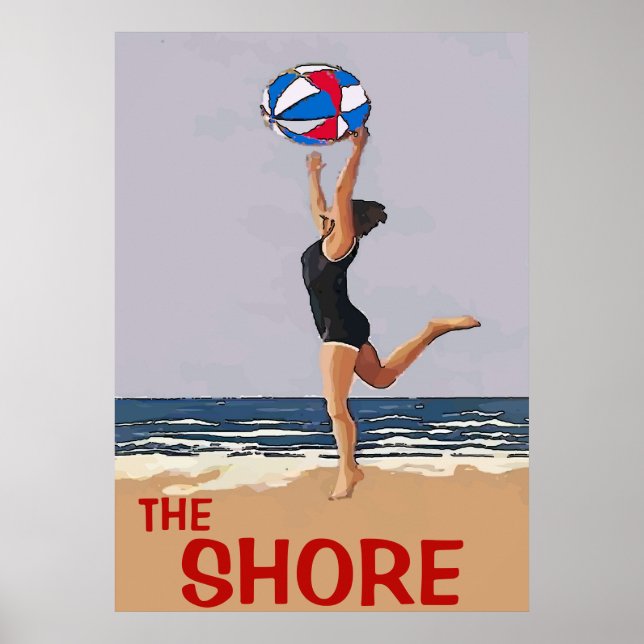 Shore Vintage Stil Poster (Framsidan)