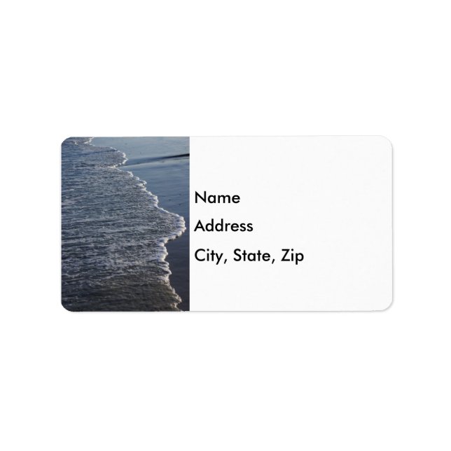 Shoreline Beauty Adressetikett (Framsidan)