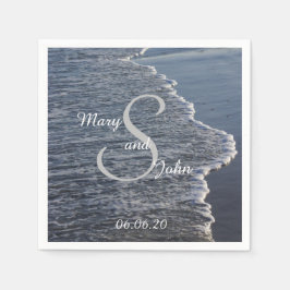 Shoreline Beauty Bröllop Pappersservett
