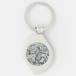 Shoreline Shell Whirl Swirl Silverfärgad Nyckelring