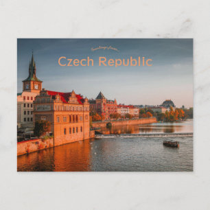 Shoreline View of Prag Czech Republic Vykort