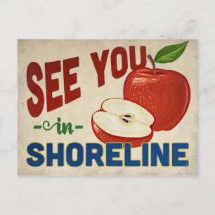 Shoreline Washington Apple - Vintage resor Vykort