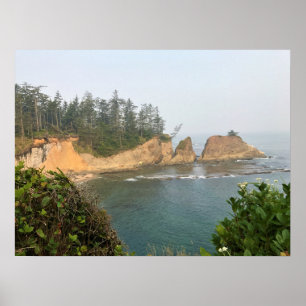 Shores Acres State Park, Oregon Kusten Poster
