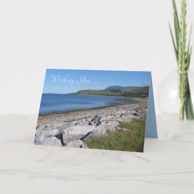 Shores of Loch Broom, Ullapool, Scotland Birthday Kort (Framsida)