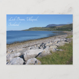 Shores of Loch Broom, Ullapool, Scotland Vykort