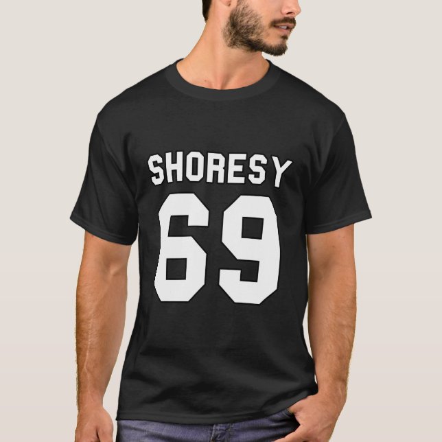 Shoresy 69 Jersey Novelty T Shirt (Framsida)