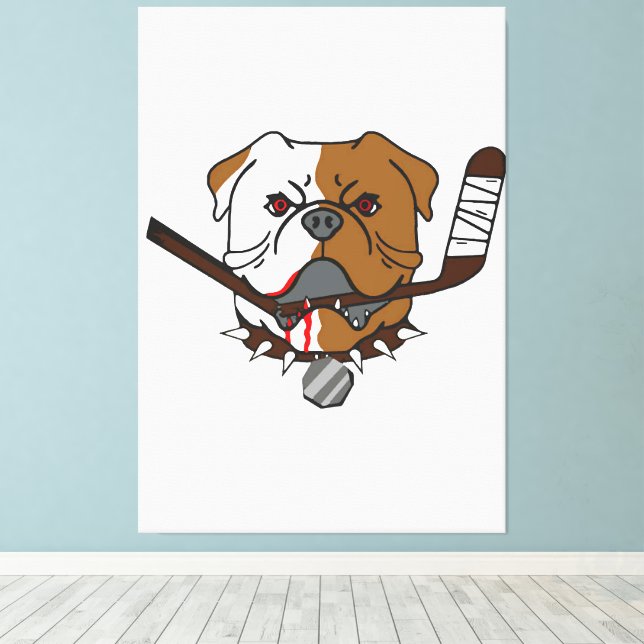 SHORESY Sudbury Bulldogs Canvastryck (Insitu (trägolv))