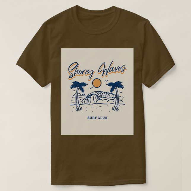 Shorey vågar surfa klubb t shirt (Design framsida)