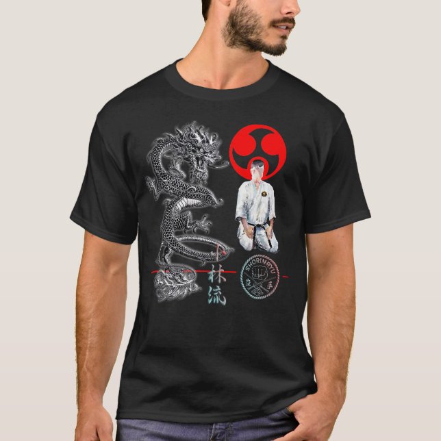 Shorin Ryu Karate Dragon Spirit - Budo T-Shirt (Framsida)