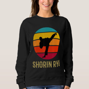 Shorin Ryu Karate Hand Vintage Sunset Martial Art T Shirt