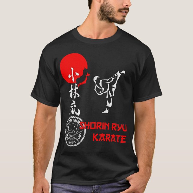 Shorin Ryu Karate Spirit - Karate Art T-Shirt (Framsida)