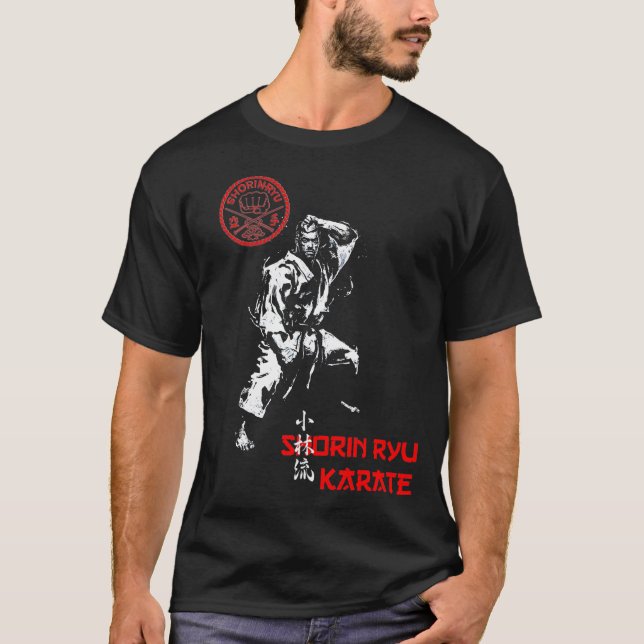 Shorin Ryu Karateka av Zanshin-Art - Budo T-Shirt (Framsida)
